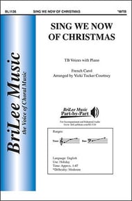 Sing We Now of Christmas TB choral sheet music cover Thumbnail